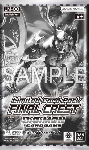 Digimon Card Game Limited Card Pack FINAL CREST LM-08