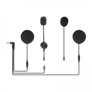 Motorcycle helmet headset with 3.5 mm plug for Q7 EJEAS HIFI-M2 intercom