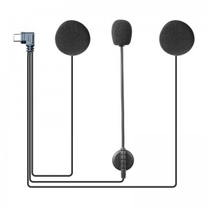 Type C headset for motorcycle helmet for V6pro+ EJEAS HIFI-M6 intercom