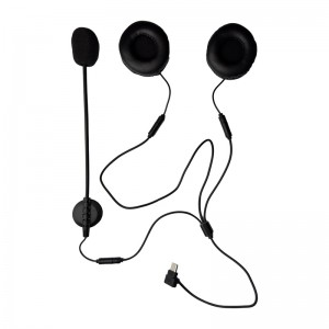 Type C headset for motorcycle helmet for K1/MS8/MS20 intercom EJEAS HIFI-M4H
