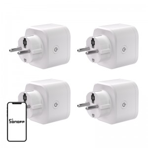 SONOFF S61s Matter External Plug via Wi-Fi, 4-Pack