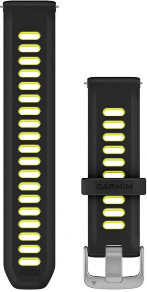 Garmin watch strap Quick Release 20mm Forerunner 170, black/yellow