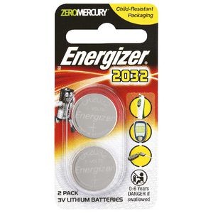 Energizer CR2032 Lithium Batteries (2 pack)