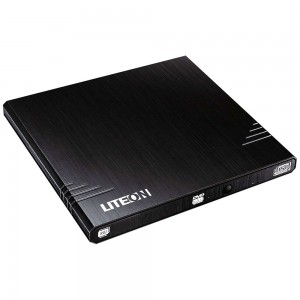 LiteOn External USB, Super-Slim, Ultra-Light, Black (eBAU108)