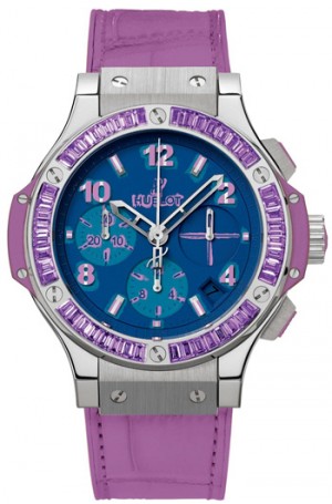 Hublot Big Bang Pop Art Steel Purple Ladies Watch Model 341.SV.5199.LR.1905.POP14