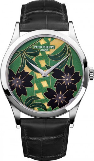 Patek Philippe Enamel Artwork Dial Unisex Watch Model 5077P-096