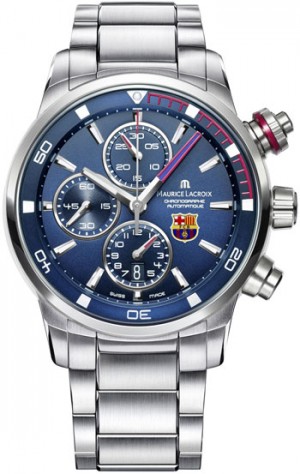 Maurice Lacroix Pontos S FC Barcelona Official Mens Watch Model PT6008-SS002-431