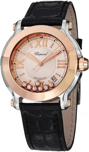 Chopard Happy Sport Round Ladies Watch Model 278559-6001