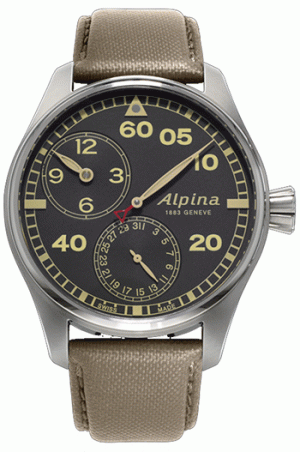 Alpina Startimer Pilot Manufacture Regulator Mens Watch Model AL-950BGR4S6