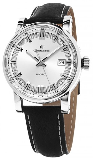 Chronoswiss Grand Pacific 43mm Mens Watch Model CH-2883B-SI