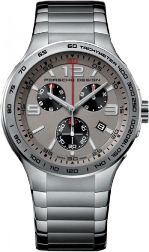 Porsche Design Flat Six Quartz Chronograph Mens Watch Model 6320.4124.0250