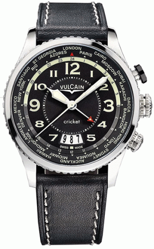 Vulcain Aviator Instrument Cricket Mens Watch Model 110163A07.BFC102