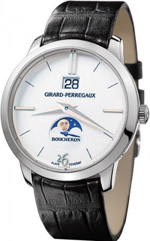 Boucheron Limited Edition Girard Perregaux Hommage a Boucheron Mens Watch Model WJDKF0564