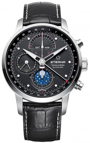 Eterna Soleure Moonphase Chronograph Mens Watch Model 2949.41.41.1261