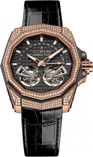 Corum Admirals Cup AC-One 45 Double Tourbillon Mens Watch Model 108.109.85-0F01-AN91