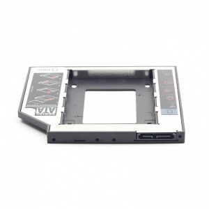 Gembird Slim Mounting Frame for SATA 2.5'' Drive to 5.25'' Bay, 9.5mm (MF-95-01)
