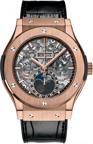 Hublot Classic Aerofusion Moonphase Mens Watch Model 517.OX.0180.LR