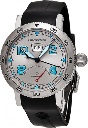 Chronoswiss Time Master Retrograde Day Swiss Automatic Watch Mens Watch Model CH-8143-WH