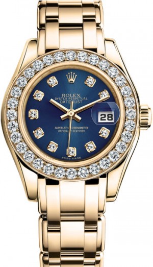 Rolex Masterpiece Pearlmaster Ladies Watch Model 80298-0124