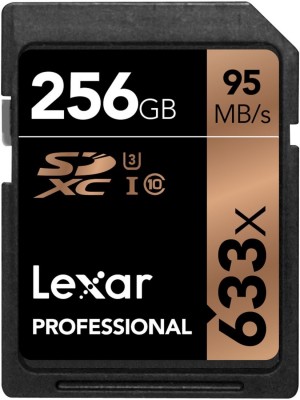 Lexar SDXC Card 256GB 633x Professional Class 10 UHS-I (LSD256CBEU633)
