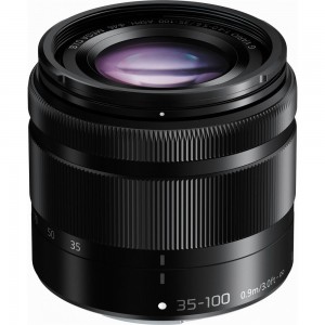 Panasonic Lumix G Vario 35-100mm f/4.0-5.6 Asph Mega O.I.S. Black (H-FS35100E-K)