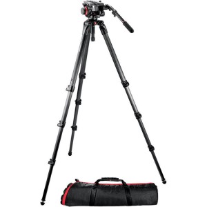 Manfrotto Midi CF Tall System Tripod With Video Head (504HD,536K)