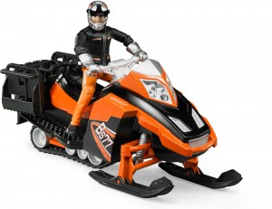 Bruder Snowmobile with Driver and Accessories (63101)