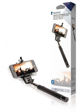 Konig Bluetooth Selfie Stick with Shutter (KN-SMP30)