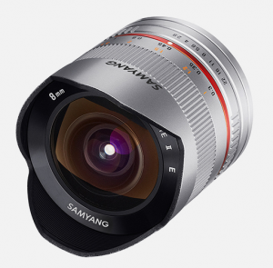 Samyang 8mm F/2.8 UMC Fish-eye II Sony E Silver