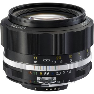 Voigtlander 58mm f/1.4 Nokton SL II-S Nikon F Black