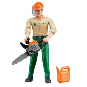 Bruder Forestry Worker With Accesories (60030)