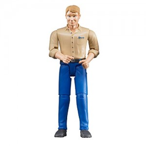 Bruder Light Skin Man with Blue Jeans Figure (60006)