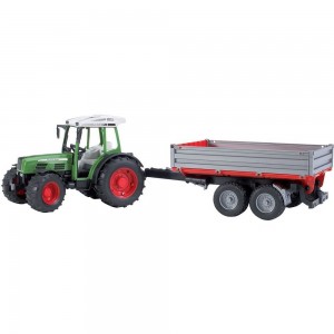 Bruder Fendt 209 S with tipping trailer (02104)