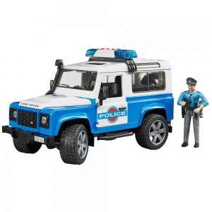 Bruder Land Rover Defender Station Wagon Police (02595)