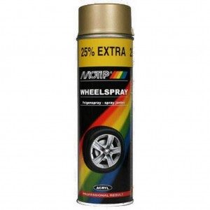 Motip Wheel Spray Gold 500ml (04008&MOTIP)