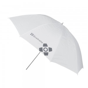 Quadralite White Transparent Umbrella 150cm