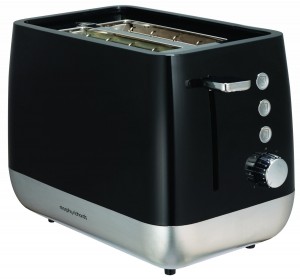 Morphy Richards Chroma Black Plastic 2 Slice Toaster (221152)