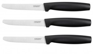 Fiskars Table Knife Set, Black (1014279)