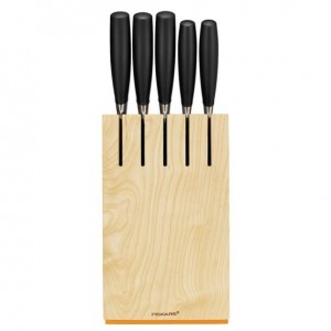 Fiskars Knife Block with 5 Knives (1016004)