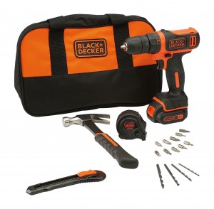 BLACK+DECKER BDCDD12 / 10,8V / 1x1,5 Ah + 20 acc (BDCDD12HTSA)