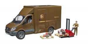 Bruder UPS MB Sprinter With Driver And Accessories (02538)