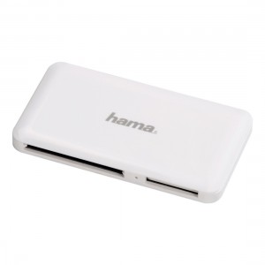 Hama Slim USB 3.0 Multi Card Reader White