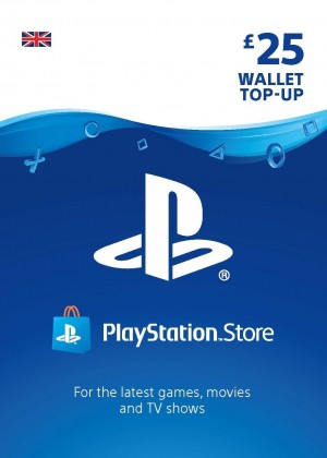 PlayStation PSN Wallet Top-Up Card 25 GBP