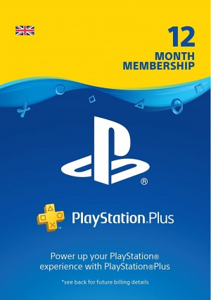 PlayStation PSN Plus Card 12 Month Membership UK