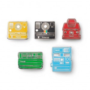 Polaroid Camera Pin Badge Collector's Kit