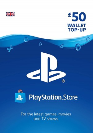 PlayStation PSN Wallet Top-Up Card 50 GBP