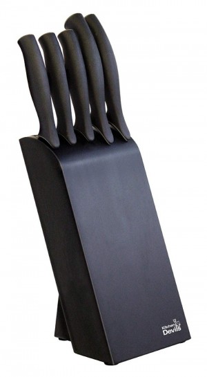 Kitchen Devils Control 5 Piece Knife Block 1000794 (5010624438160)