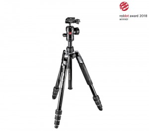 Manfrotto Befree Advanced Aluminum Travel Tripod Twist, Ball Head Black (MKBFRTA4BK-BH)
