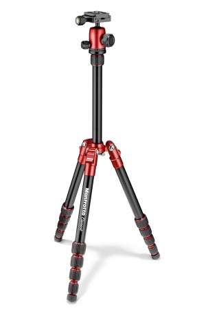 Manfrotto Element Traveller Tripod Small with Ball Head Red (MKELES5RD-BH)