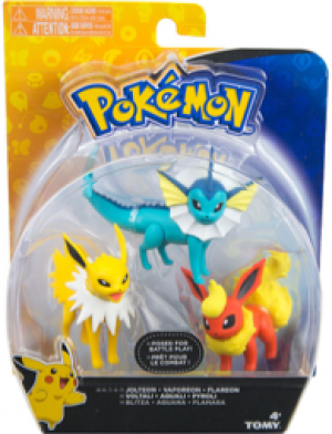 Pokemon Battle Pose Figures - Jolteon & Vaporeon & Flareon (053941185244)